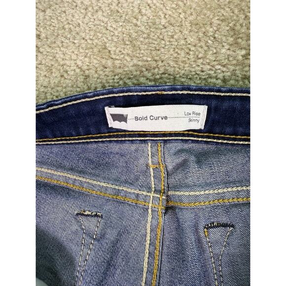 Levi's Bold Curve Jeans Women's 11M Low Rise Skinny Stretch Dark Wash C535 - Picture 7 of 15